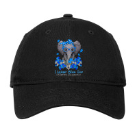 I Wear Blue For Diabetes Awareness Elephant Warrior Women T Shirt Adjustable Cap | Artistshot