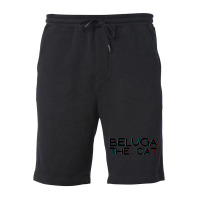 Beluga The Cat Fleece Short | Artistshot