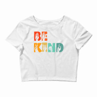 Be Kind Hand Signal Sign Language Unity Day Anti Bullying Premium T Sh Crop Top | Artistshot