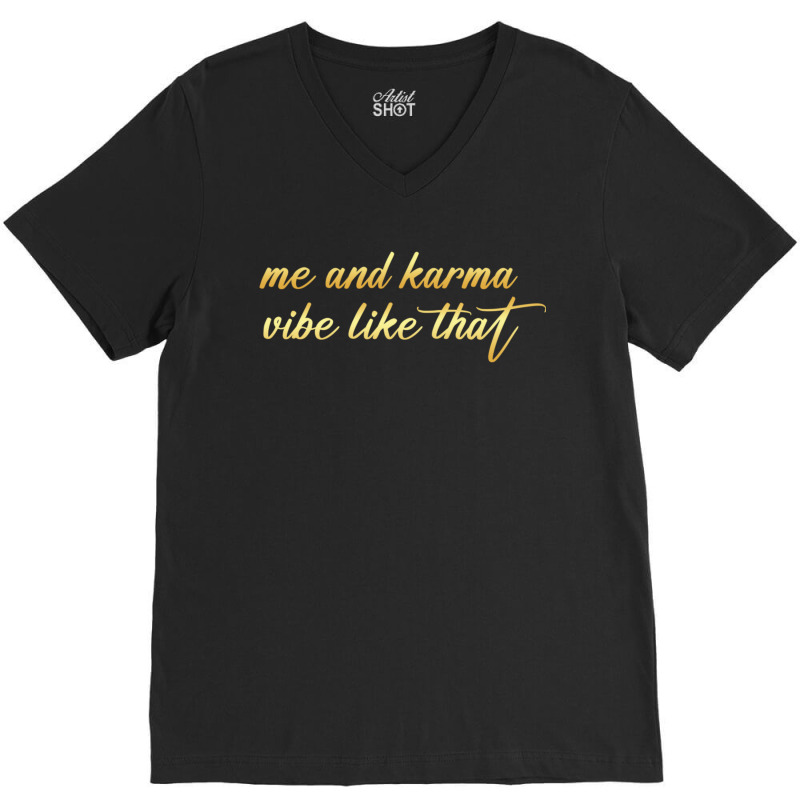 Me And Karma Vibe Like That Midnights 1 V-Neck Tee by josephzindel | Artistshot