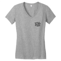 Rose Dot Mono Sand Women's V-neck T-shirt | Artistshot