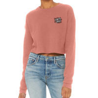 Rose Dot Mono Sand Cropped Sweater | Artistshot