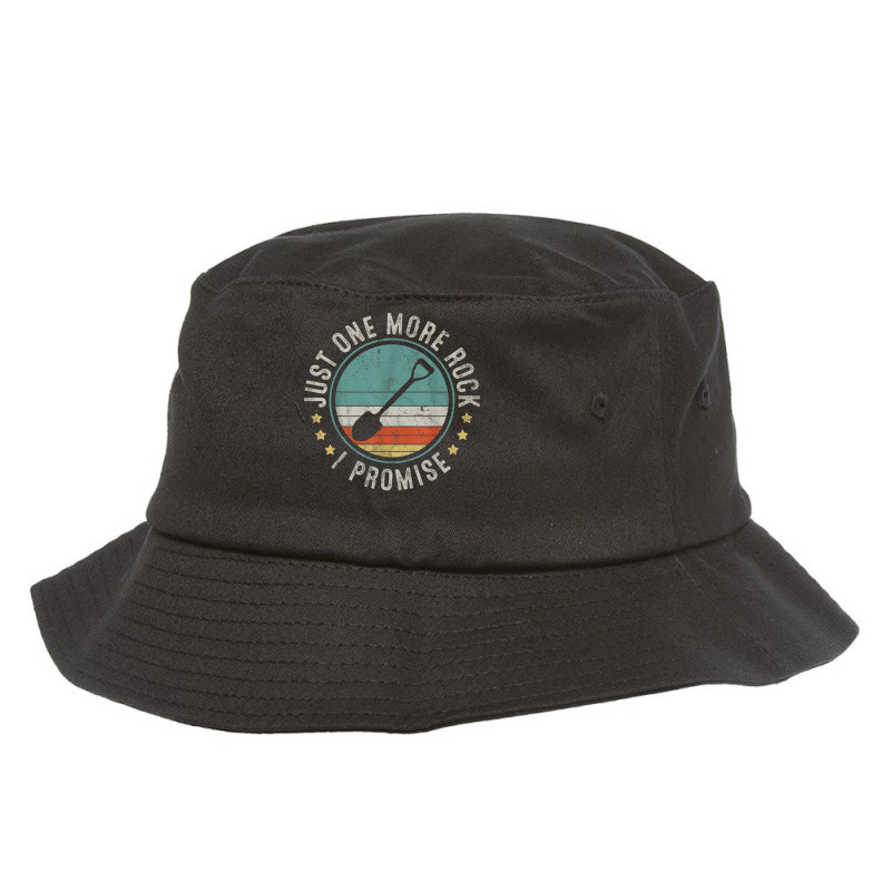 Geology Rockhounding Rocks Geologist Retro Vintage Gift Bucket Hat by WarrenERand | Artistshot