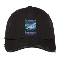 Marine Biologist Life Has Porpoise T Shirt Vintage Cap | Artistshot