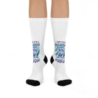 Marine Biologist Life Has Porpoise T Shirt Crew Socks | Artistshot