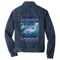 Marine Biologist Life Has Porpoise T Shirt Men Denim Jacket | Artistshot