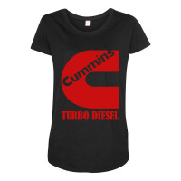 Turbo Diesel Maternity Scoop Neck T-shirt | Artistshot