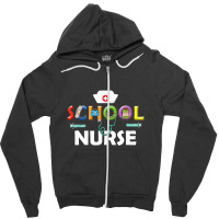 School Nurse Gift Registered Nurse Back To School Nursing Zipper Hoodie | Artistshot