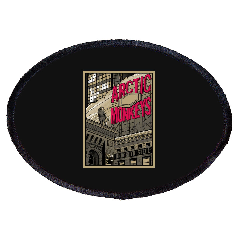 Brooklyn Arctic Steel Oval Patch | Artistshot