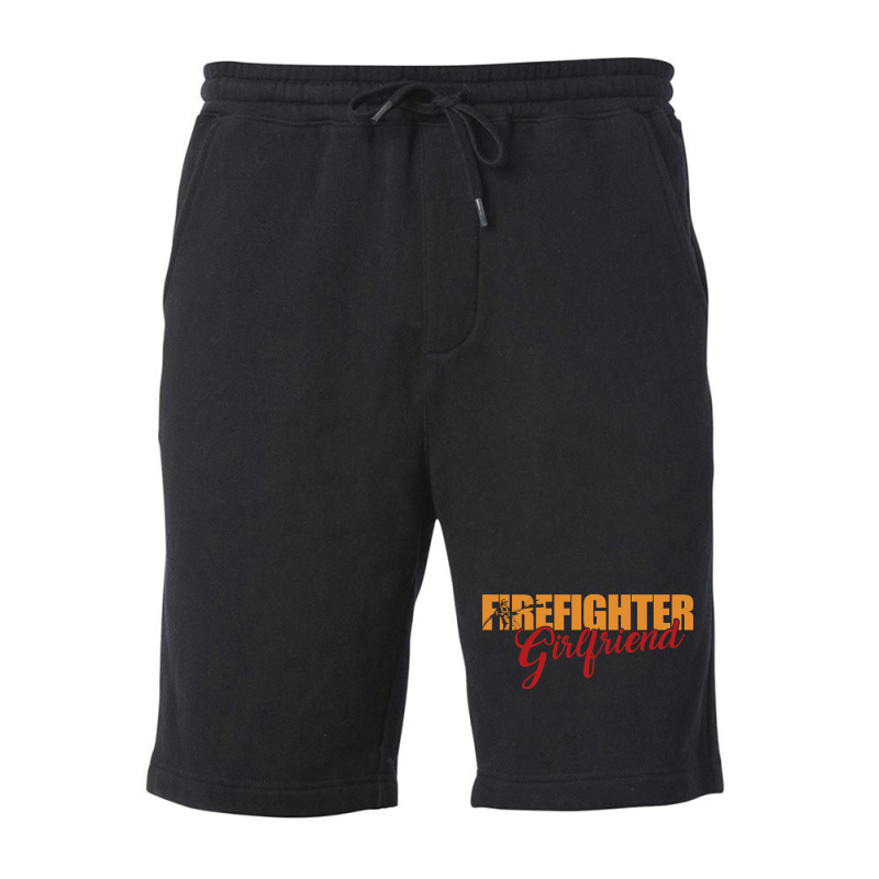 Fire Rescue Firefighter Girlfriend Fireman-v6ssz Fleece Short by declangreenwood | Artistshot