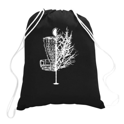Disc Golf Basket Tree Shirts Funny Drawstring Bags Designed By Teeshop