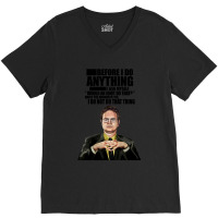 The Office - Dwight K. Schrute V-neck Tee | Artistshot