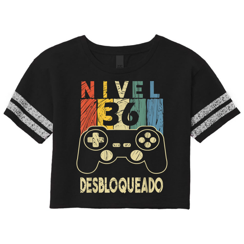 Nivel 36 Desbloqueado Gamer 36 Años T Shirt Scorecard Crop Tee by mosesswabyhi | Artistshot