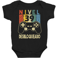 Nivel 39 Desbloqueado Gamer 39 Años T Shirt Baby Bodysuit | Artistshot