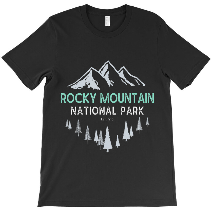 Rocky Mountain Vintage National Park T-shirt | Artistshot