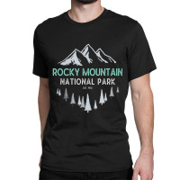 Rocky Mountain Vintage National Park Classic T-shirt | Artistshot