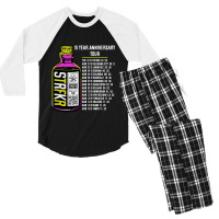 Joshua Hodges 10 Year Anniversary Tour 2019 Back Men's 3/4 Sleeve Pajama Set | Artistshot