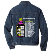 Joshua Hodges 10 Year Anniversary Tour 2019 Back Men Denim Jacket | Artistshot