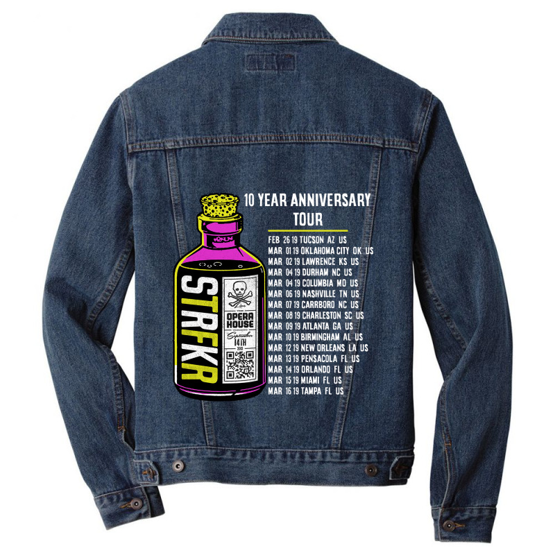 Joshua Hodges 10 Year Anniversary Tour 2019 Back Men Denim Jacket by fariosbake901216 | Artistshot