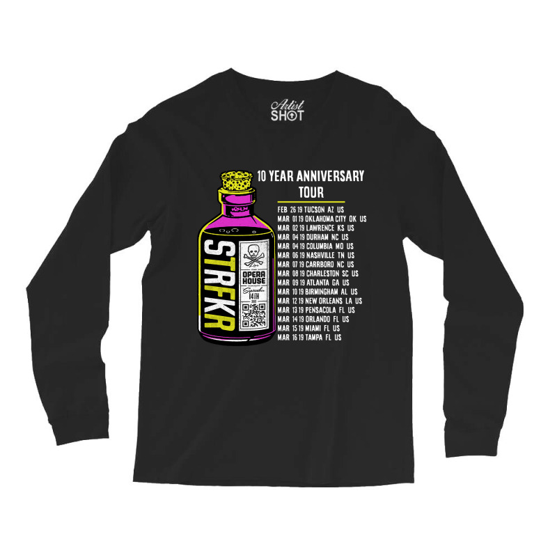 Joshua Hodges 10 Year Anniversary Tour 2019 Back Long Sleeve Shirts by fariosbake901216 | Artistshot