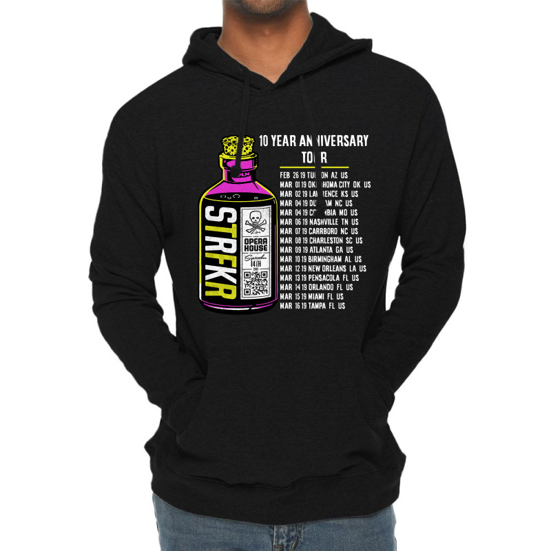 Joshua Hodges 10 Year Anniversary Tour 2019 Back Lightweight Hoodie by fariosbake901216 | Artistshot