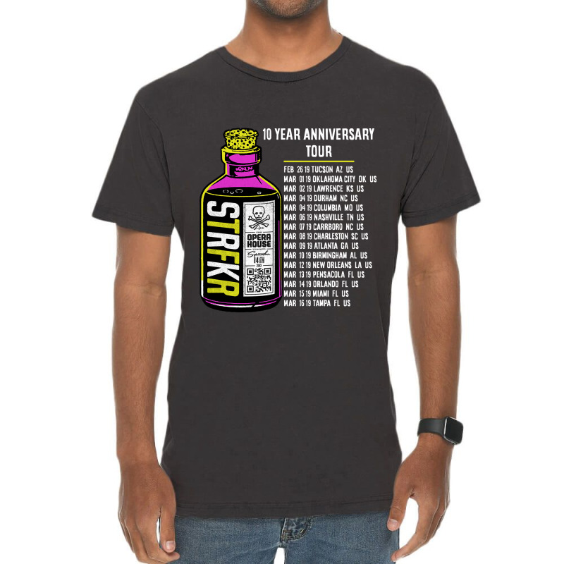 Joshua Hodges 10 Year Anniversary Tour 2019 Back Vintage T-Shirt by fariosbake901216 | Artistshot