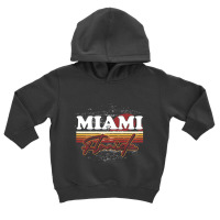 Fl Miami Retro Sunset Summer Florida State Florida Toddler Hoodie | Artistshot