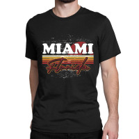 Fl Miami Retro Sunset Summer Florida State Florida Classic T-shirt | Artistshot