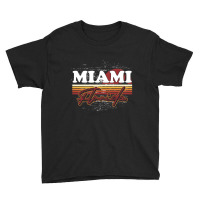 Fl Miami Retro Sunset Summer Florida State Florida Youth Tee | Artistshot