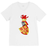 Owain Glyndwr (3) V-neck Tee | Artistshot