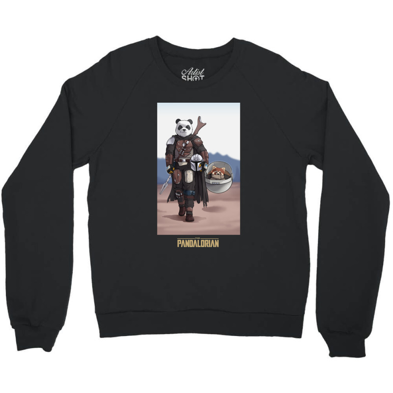 The Pandalorian Crewneck Sweatshirt | Artistshot