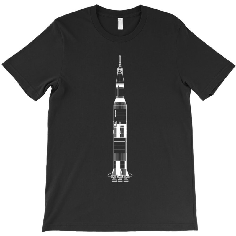 Saturn V Rocket For Dark Things T-Shirt by LynneVickie | Artistshot