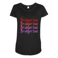 Bridgerton Maternity Scoop Neck T-shirt | Artistshot