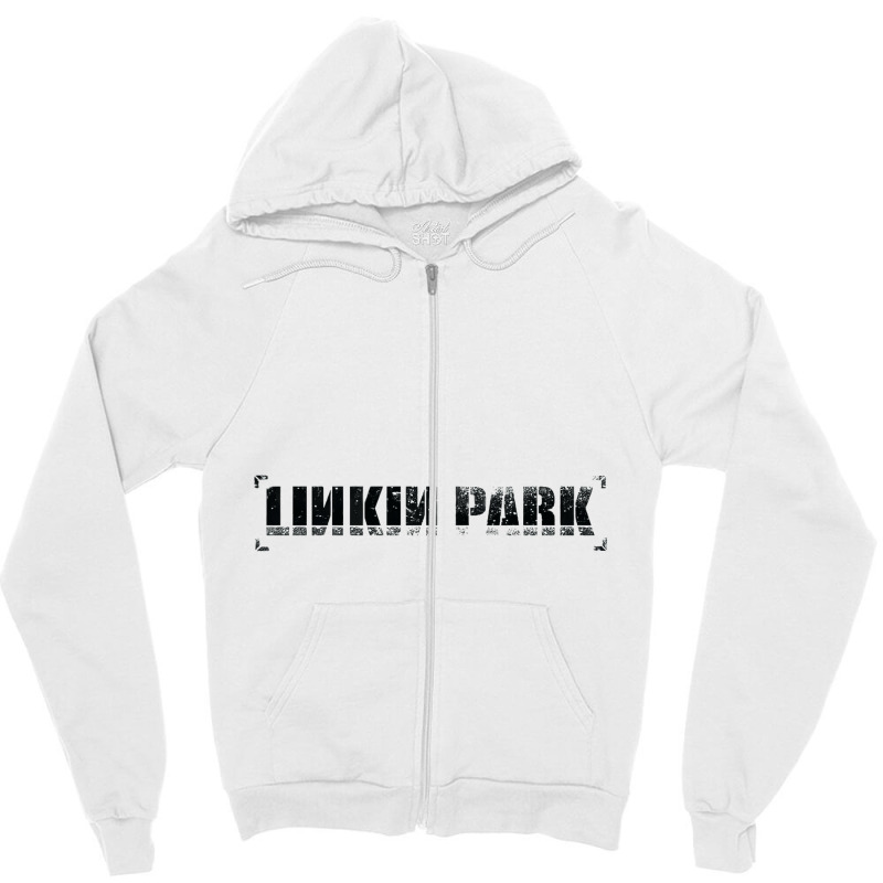 Linkin Fade Font Zipper Hoodie by GiaMuller | Artistshot