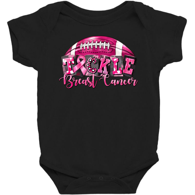 Tickle Breast Cancer Football Baby Bodysuit by FaDigitalArtStudio | Artistshot