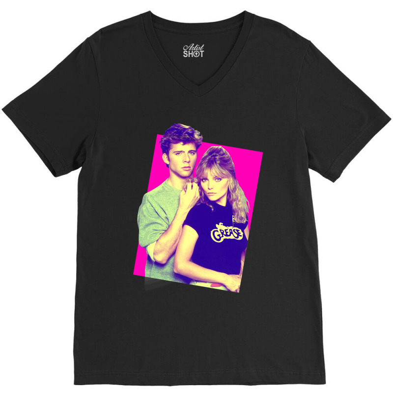 Grease 2 Premium V-Neck Tee by KIJANAOHNSON | Artistshot