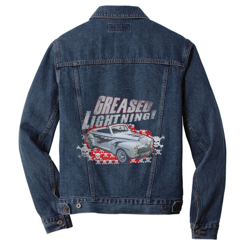 Greased Lightening Men Denim Jacket by KIJANAOHNSON | Artistshot