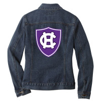 The Holy Cross Crusaders Ladies Denim Jacket | Artistshot