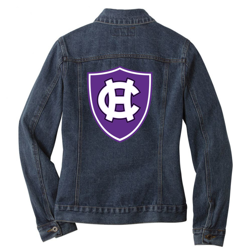 The Holy Cross Crusaders Ladies Denim Jacket | Artistshot