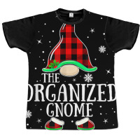 Organized Gnome Buffalo Plaid Matching Family Christmas T Shirt Graphic T-shirt | Artistshot