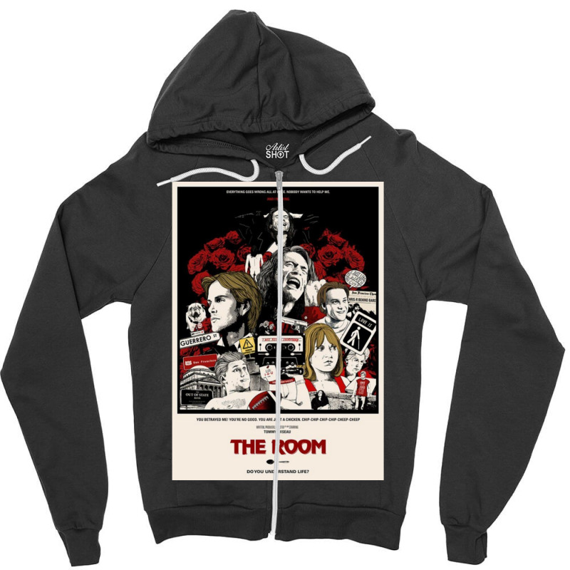 The Room Zipper Hoodie | Artistshot