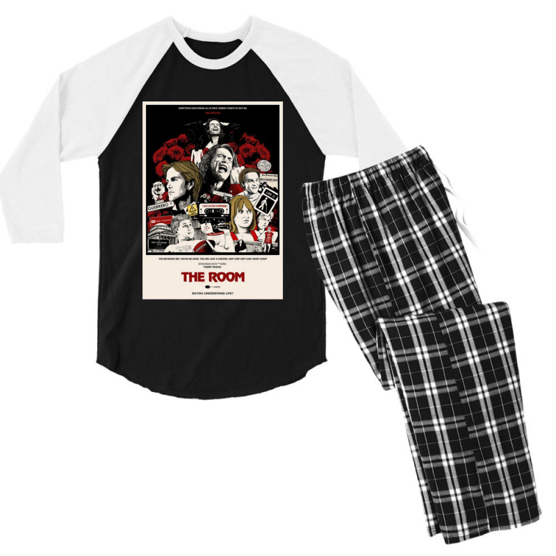 The Room Men's 3/4 Sleeve Pajama Set | Artistshot