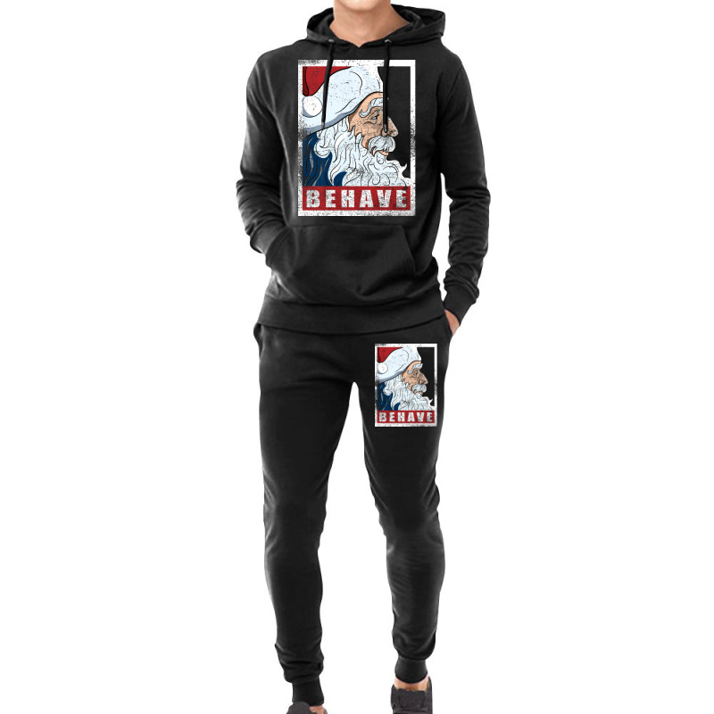 Behave   Santa Clau Hoodie & Jogger Set | Artistshot