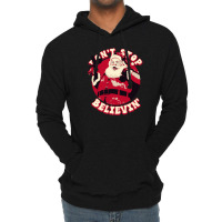 Christmas Don't Stop Believing Lightweight Hoodie | Artistshot