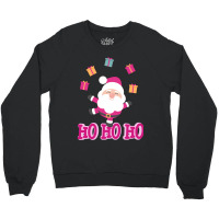 Christmas Pink Santa Crewneck Sweatshirt | Artistshot