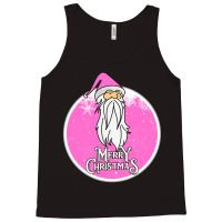 Christmas Retro Vintage Pink Santa Claus Crismas Tank Top | Artistshot