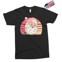 Christmas Retro Vintage Pink Santa Claus Exclusive T-shirt | Artistshot