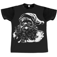 Christmas Retro Vintage Pink Santa Graphic T-shirt | Artistshot