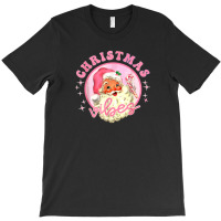 Christmas Retro Vintage Pink T-shirt | Artistshot