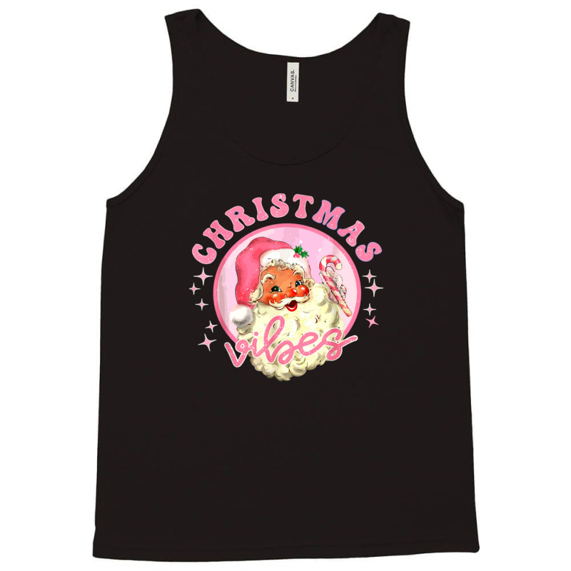 Christmas Retro Vintage Pink Tank Top | Artistshot